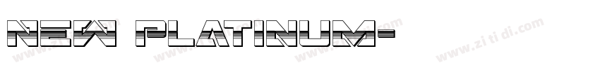 New Platinum字体转换